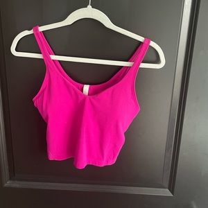 Lululemon align tank top, color: ripened raspberry, size: 8